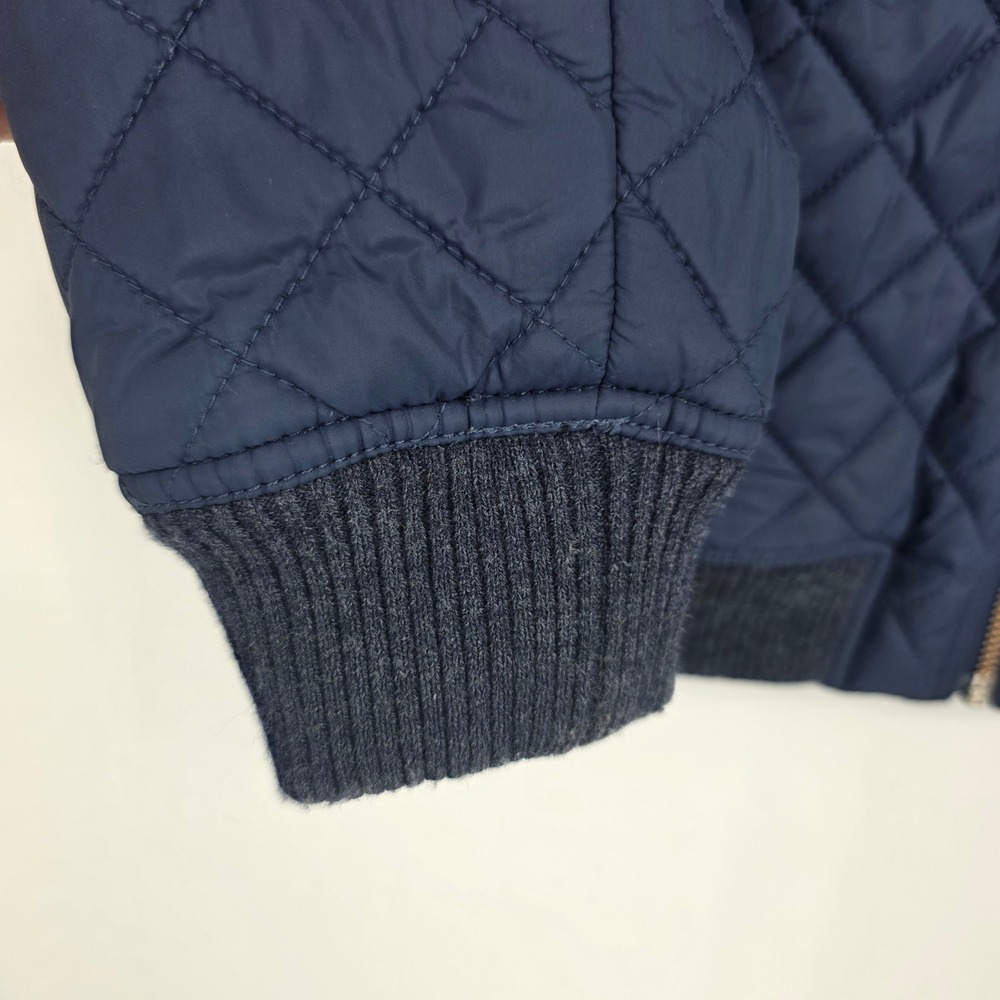 Southern Tide Mens Quilted Bomber Jacket Navy Blue Full Zip Small - Picture 6 of 10